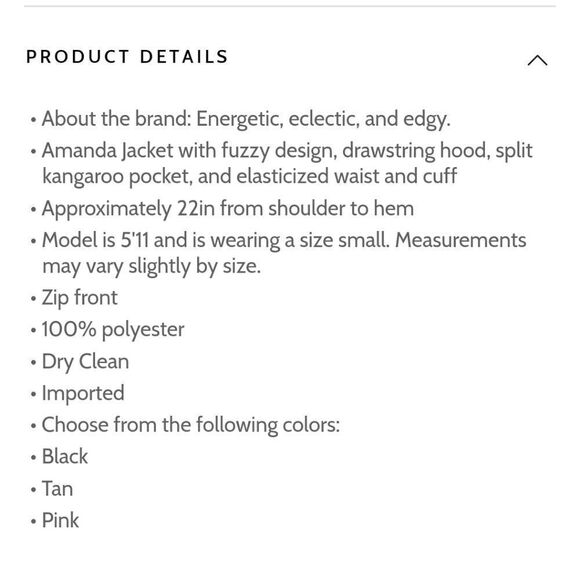 NWT Walter Baker Hooded Amanda Jacket in Black - Picture 5 of 11